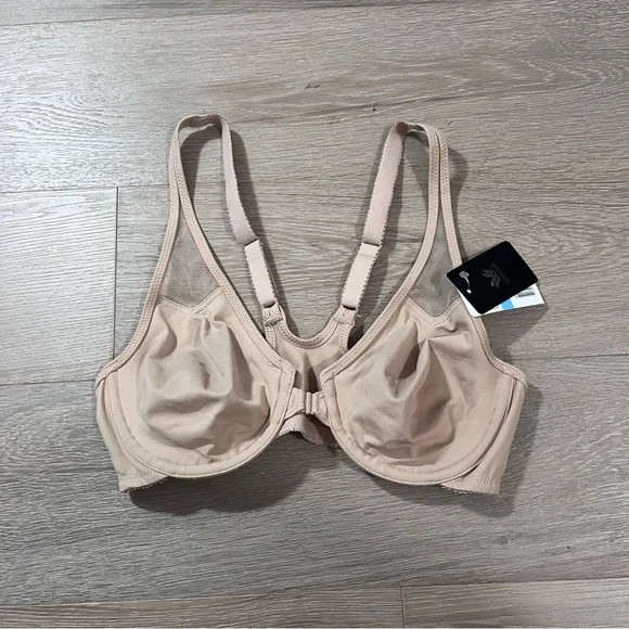 Wacoal Racerback Underwire Bra 34C Toast - Picture 2 of 6